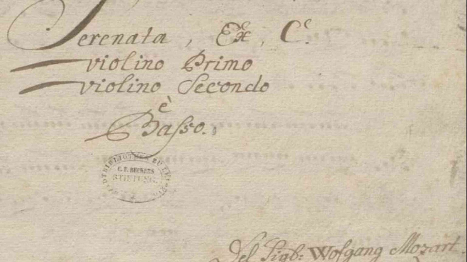 Mozart «ritrovato»: a Milano la prima italiana della Serenata mai sentita