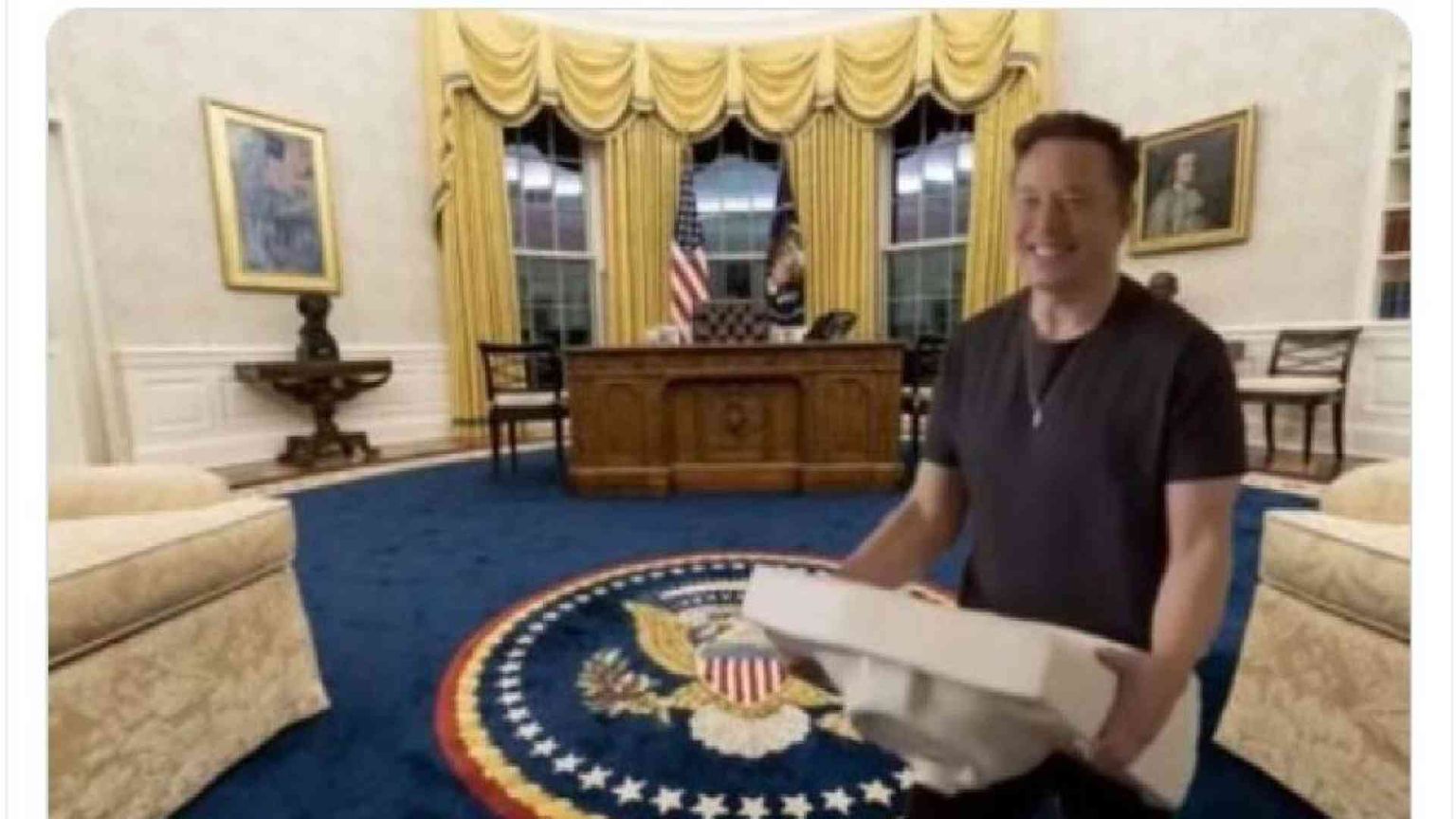 Perché Musk ha postato su X se stesso e un lavabo nello Studio Ovale