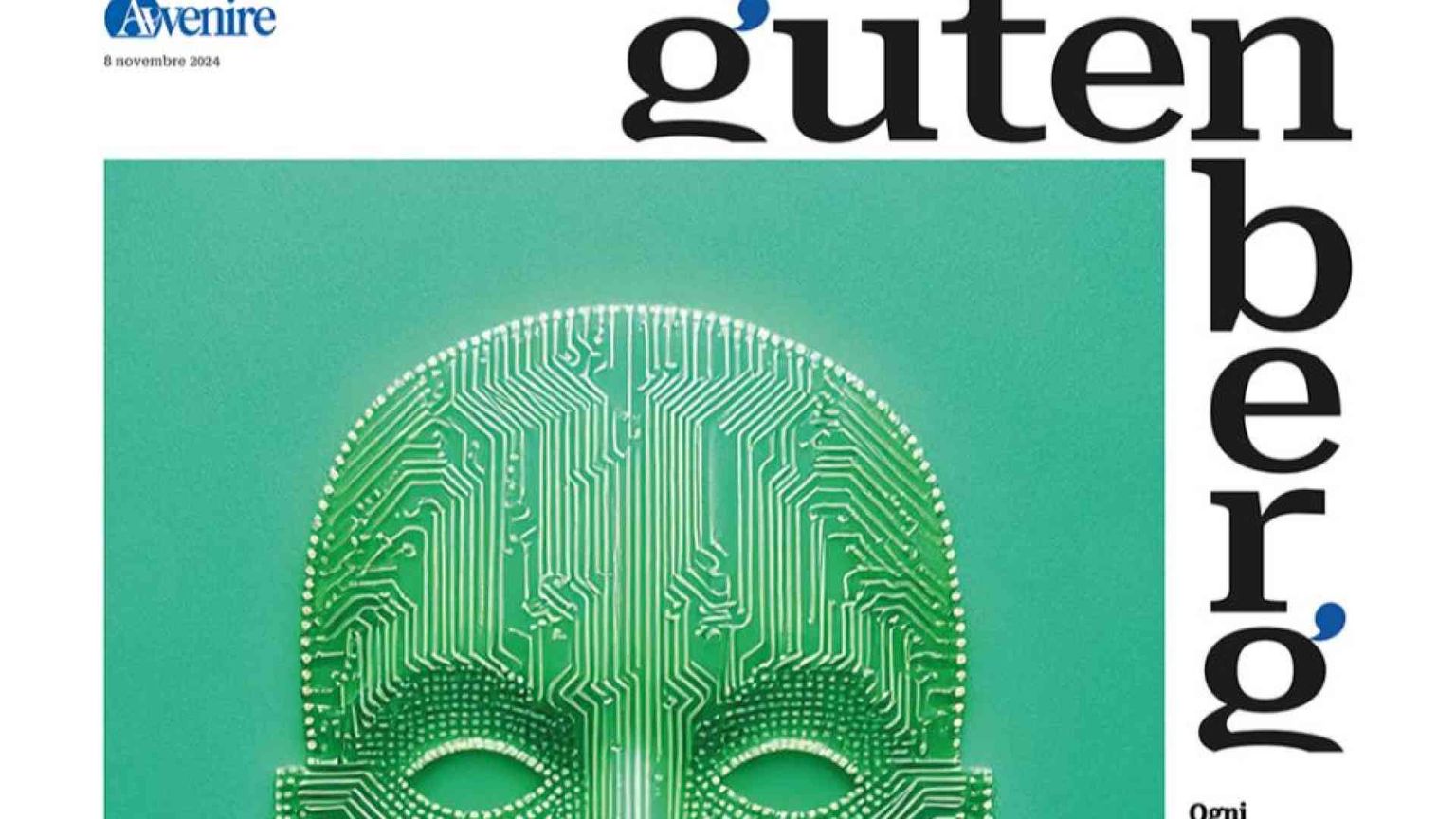 Venerdì 8 novembre "Gutenberg" indaga le tentazioni dell'IA