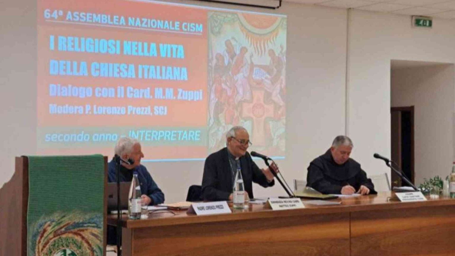 Zuppi ai religiosi della Penisola: «Aiutate i vescovi a essere veri padri»