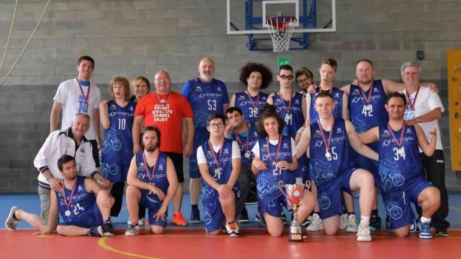 Sharks, i campioni nazionali del basket integrato