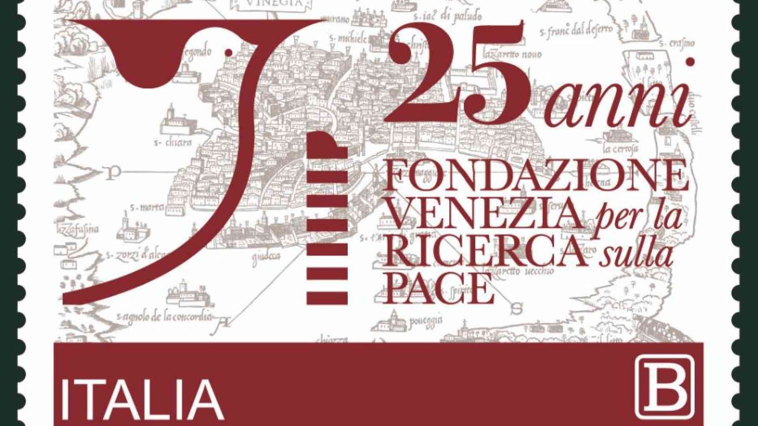 Un francobollo italo-vaticano per la Fondazione Venezia per la pace
