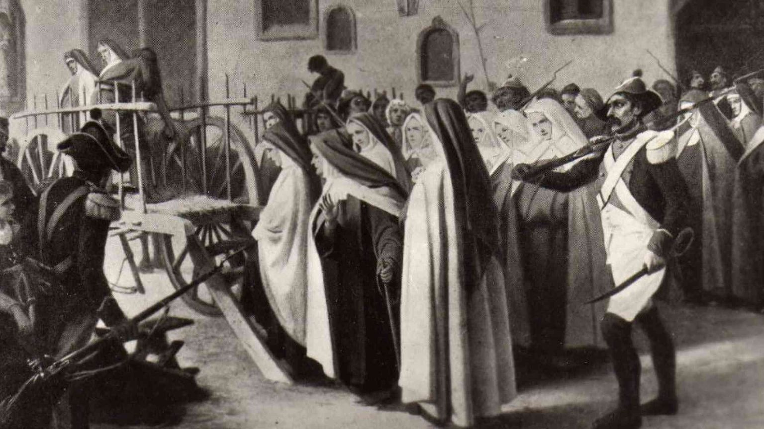 Sante le 16 carmelitane ghigliottinate durante la Rivoluzione Francese