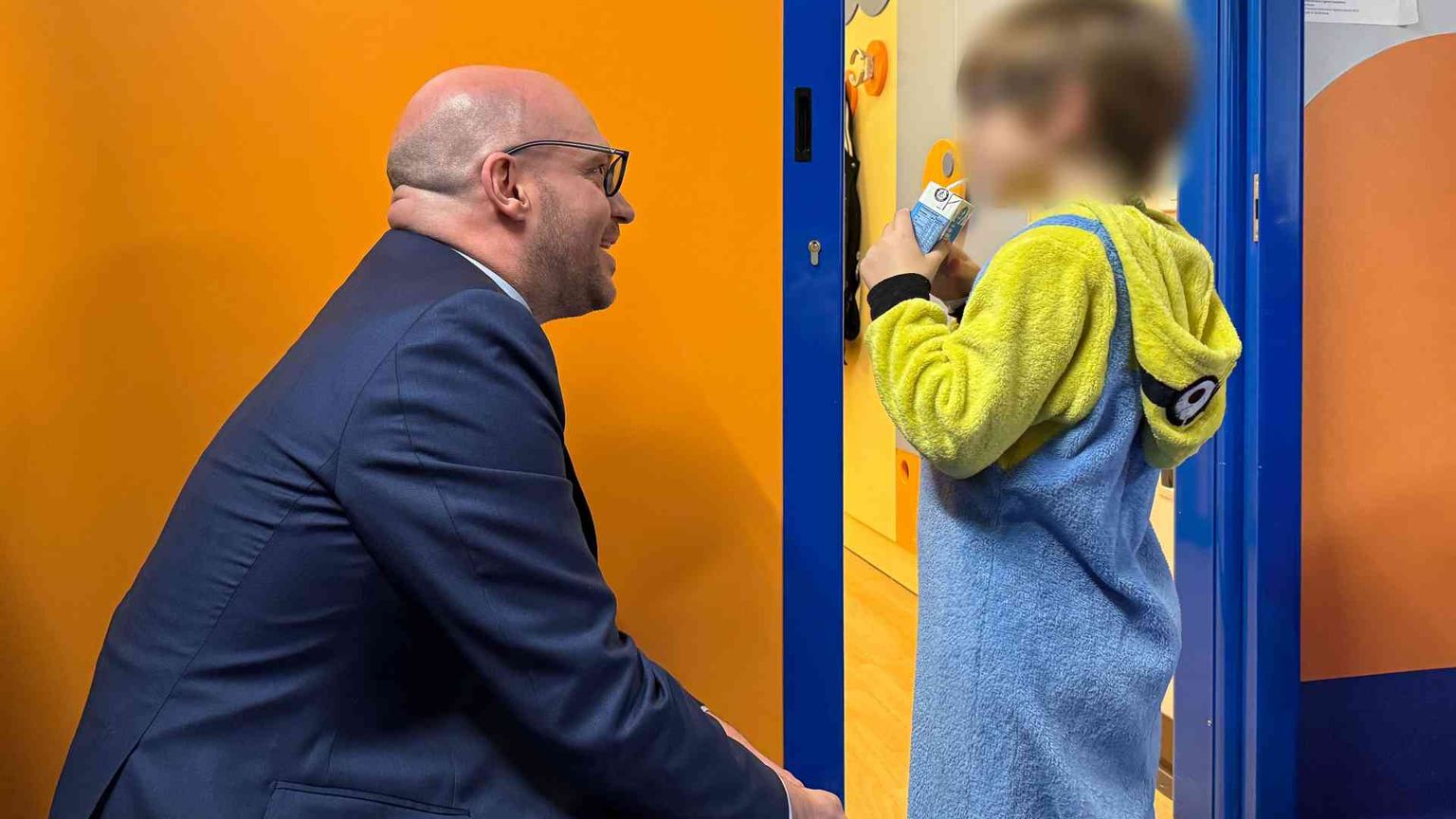 Il presidente della Camera dai piccoli pazienti del Gemelli