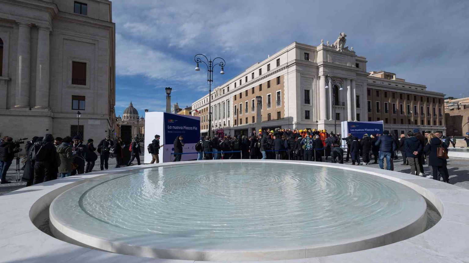 Ecco la nuova Piazza Pia