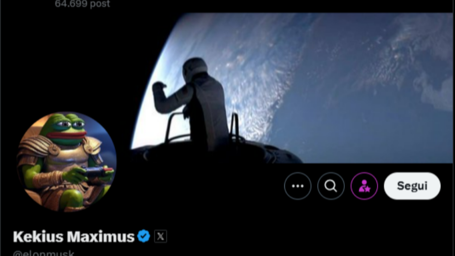 Musk fa la rana-gladiatore su X, agita la politica e muove le criptovalute