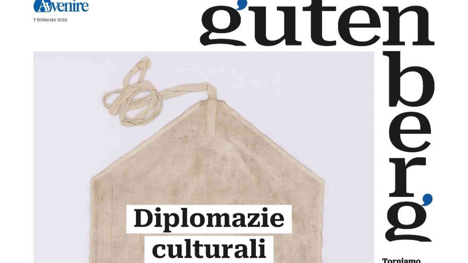 Quando la cultura diventa diplomazia di pace: "Gutenberg" del 7 febbraio
