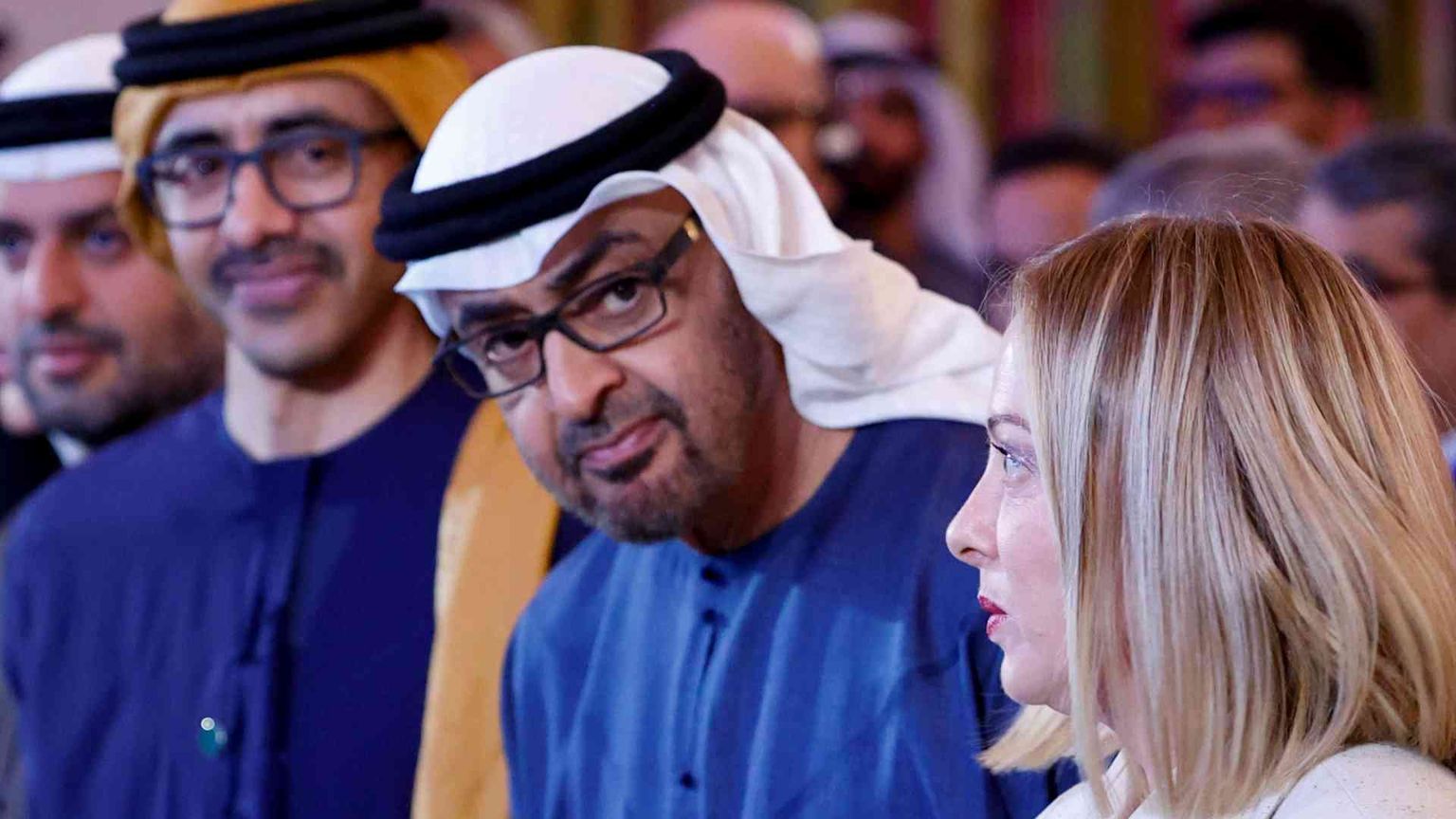 La promessa di Meloni sull'asse Italia-Emirati: «In arrivo 40 miliardi»