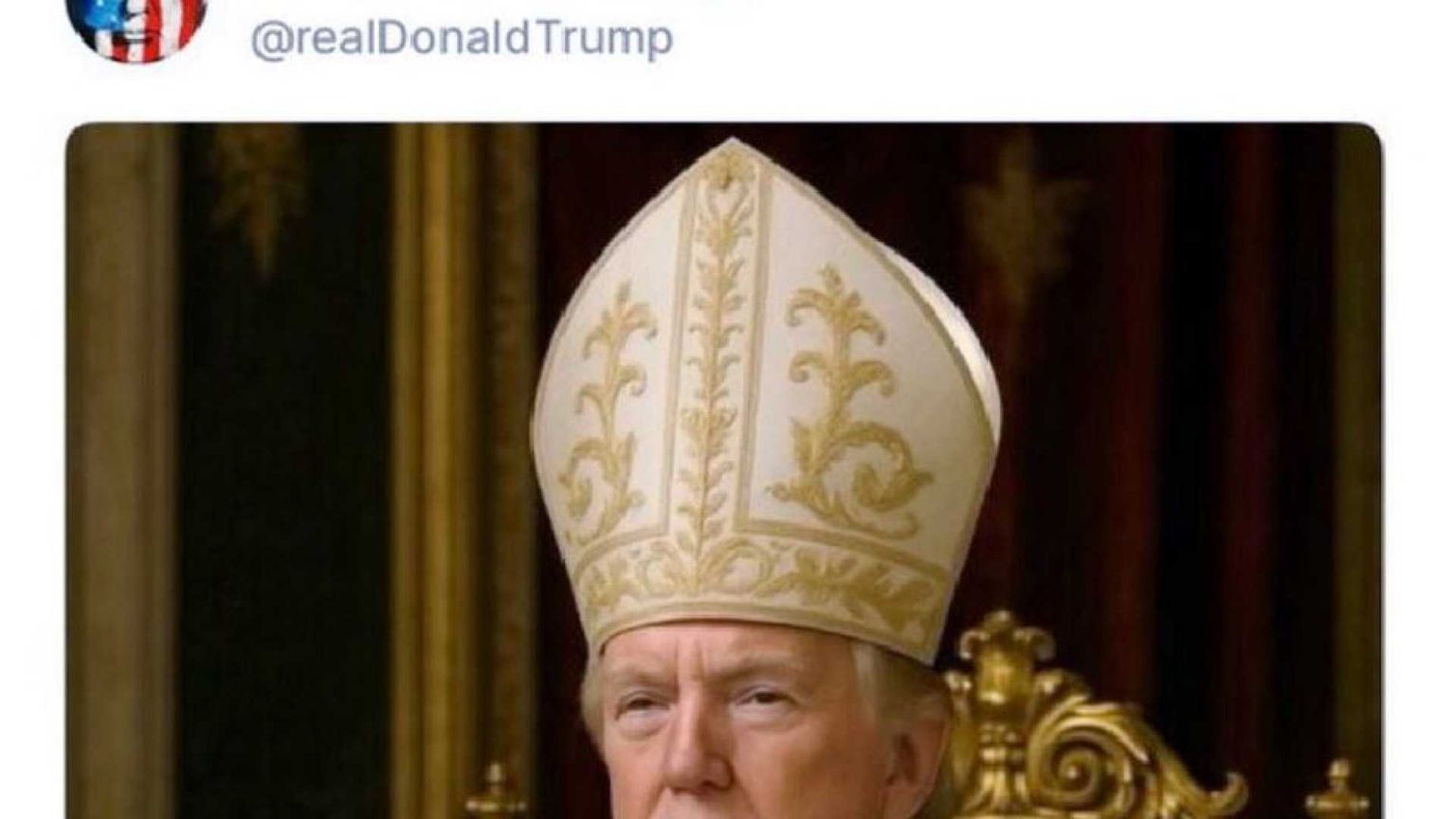 La foto fake di Trump vestito da Papa e la reazione dei vescovi Usa