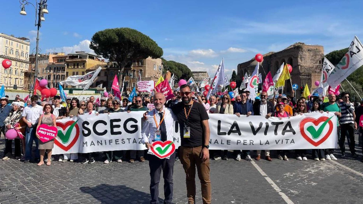 Anche il saluto del Papa per i 10mila della Manifestazione per la Vita