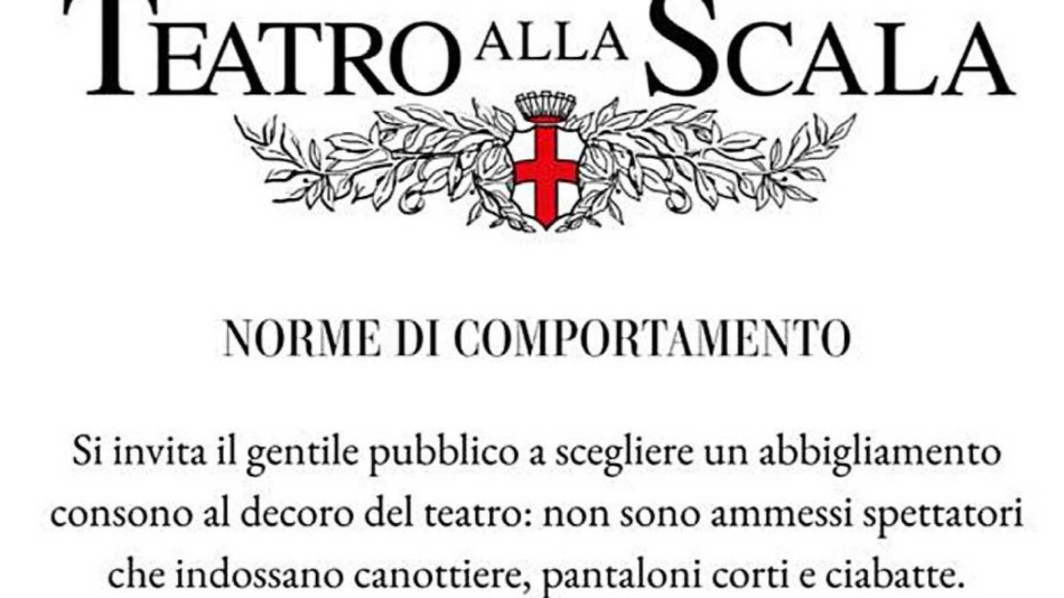 Caos e fughe al primo intervallo: come si è arrivati al dress code della Scala