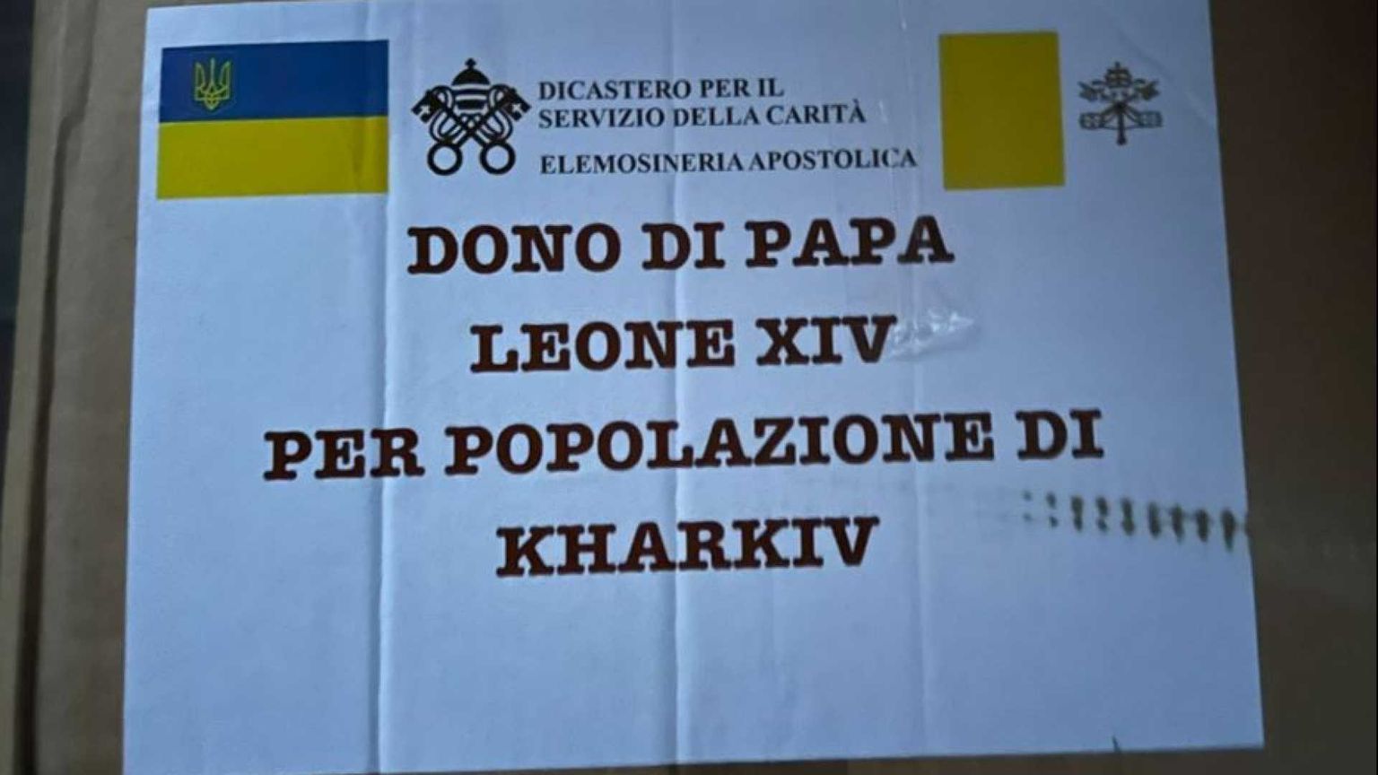 Nei villaggi sul fronte in Ucraina i primi aiuti umanitari di papa Leone XIV