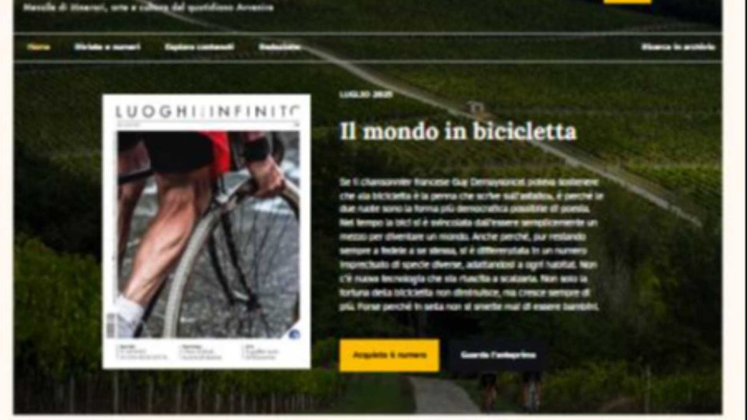 Ecco il nuovo sito di “Luoghi dell’Infinito”