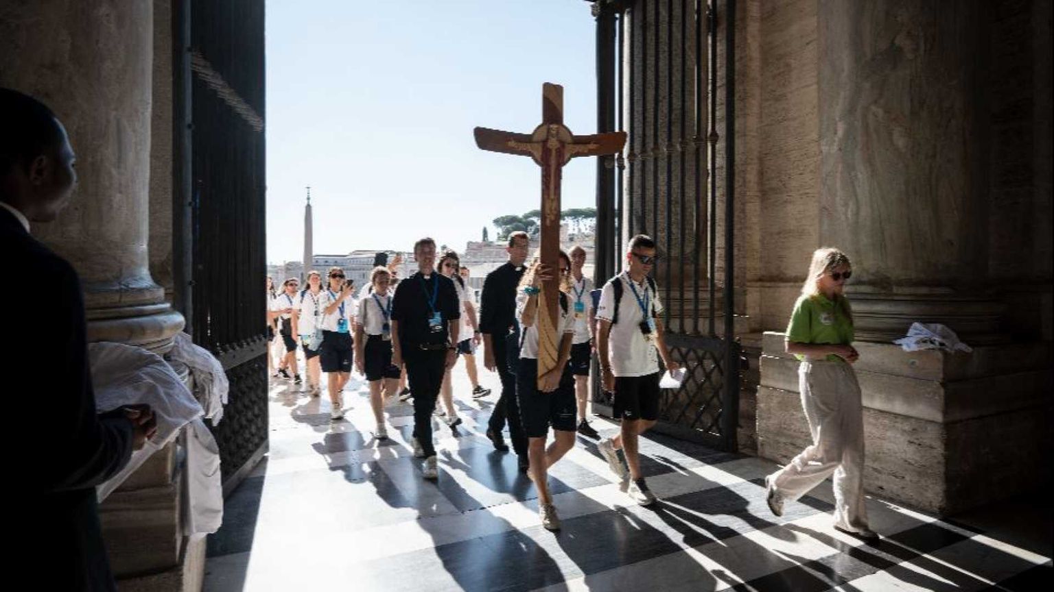 I volontari italiani hanno aperto il Giubileo dei giovani