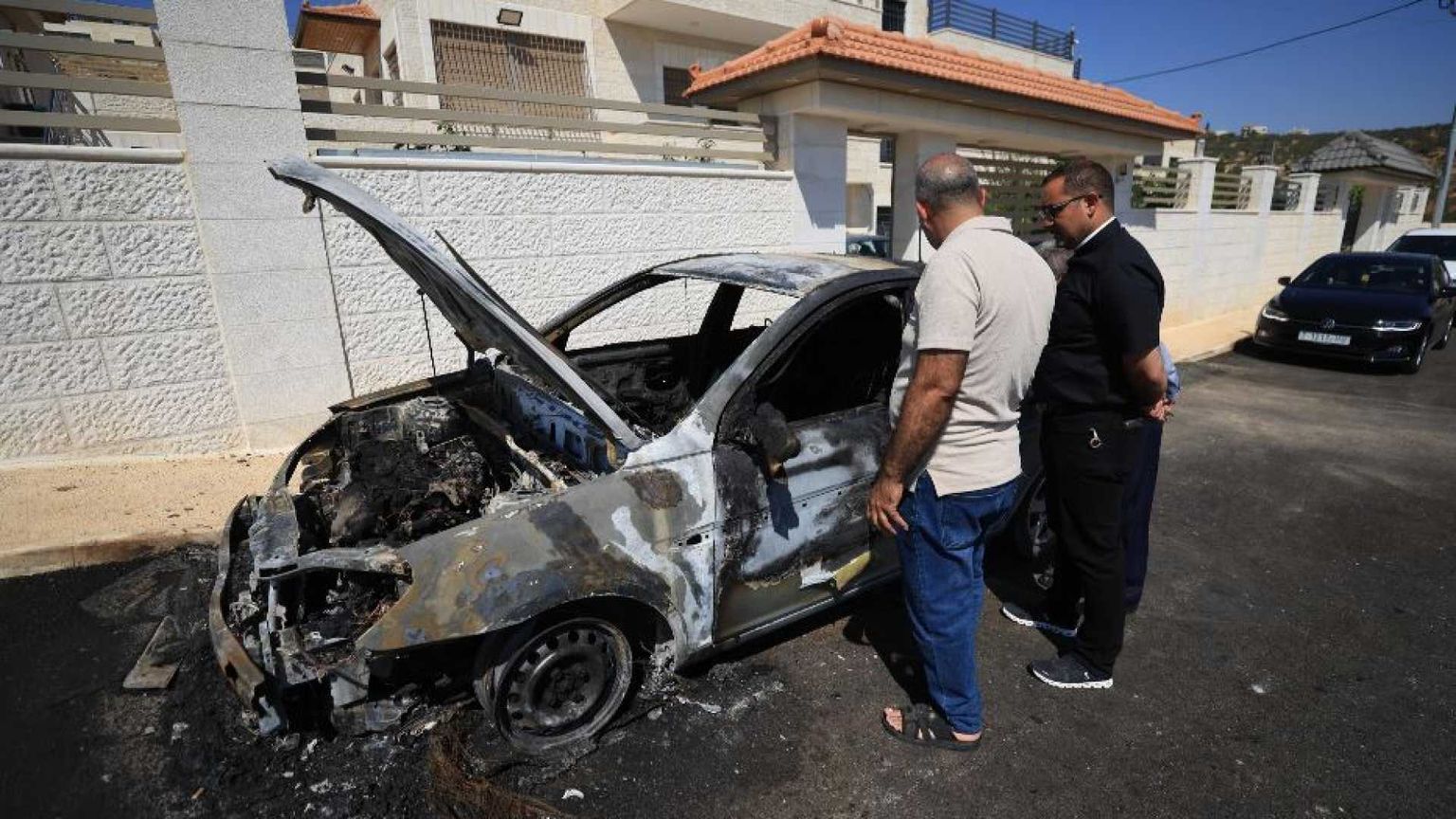 I cristiani di Taybeh sono stati di nuovo attaccati dai coloni