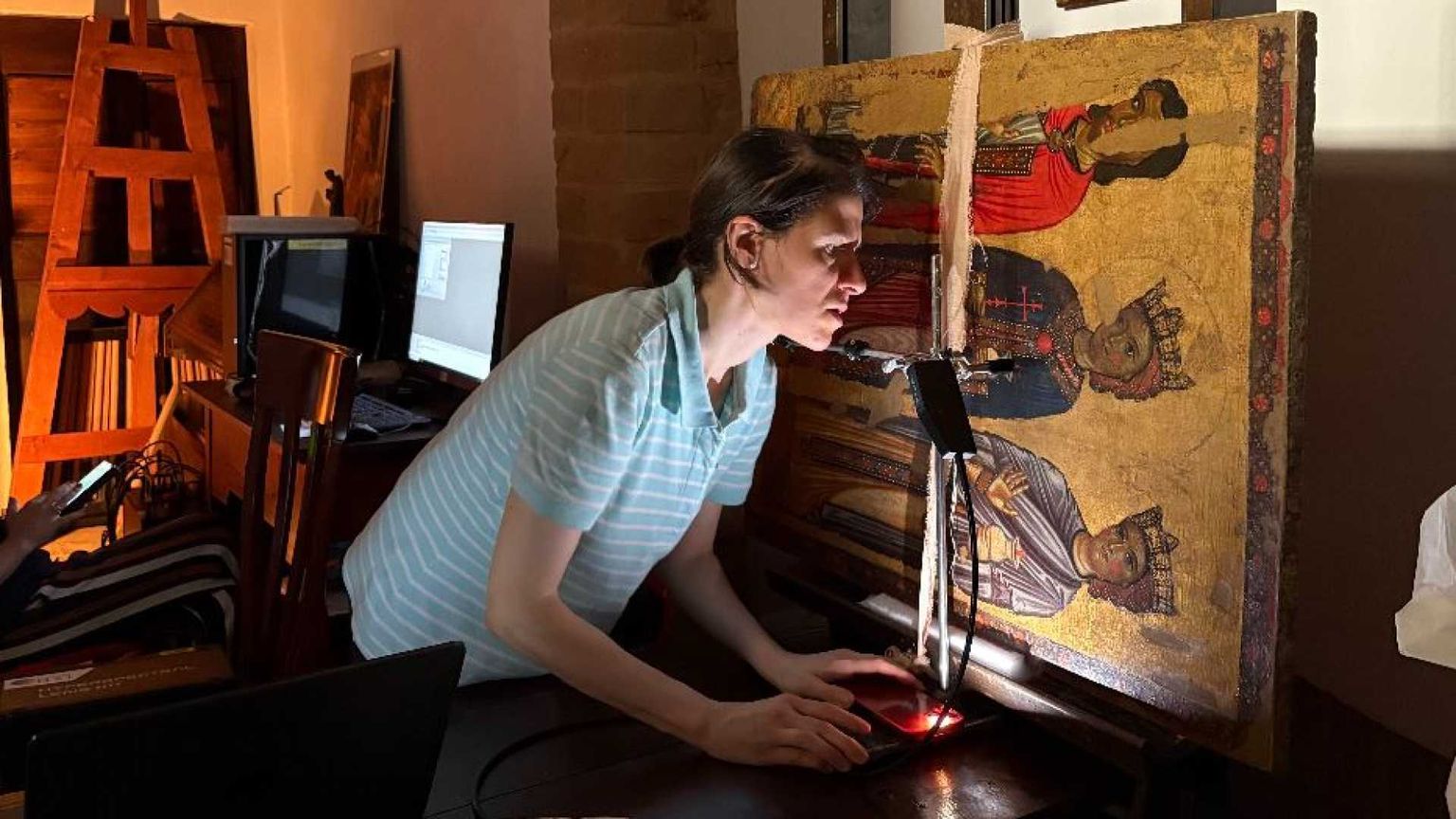 Diagnostica a domicilio per il polittico di Margarito