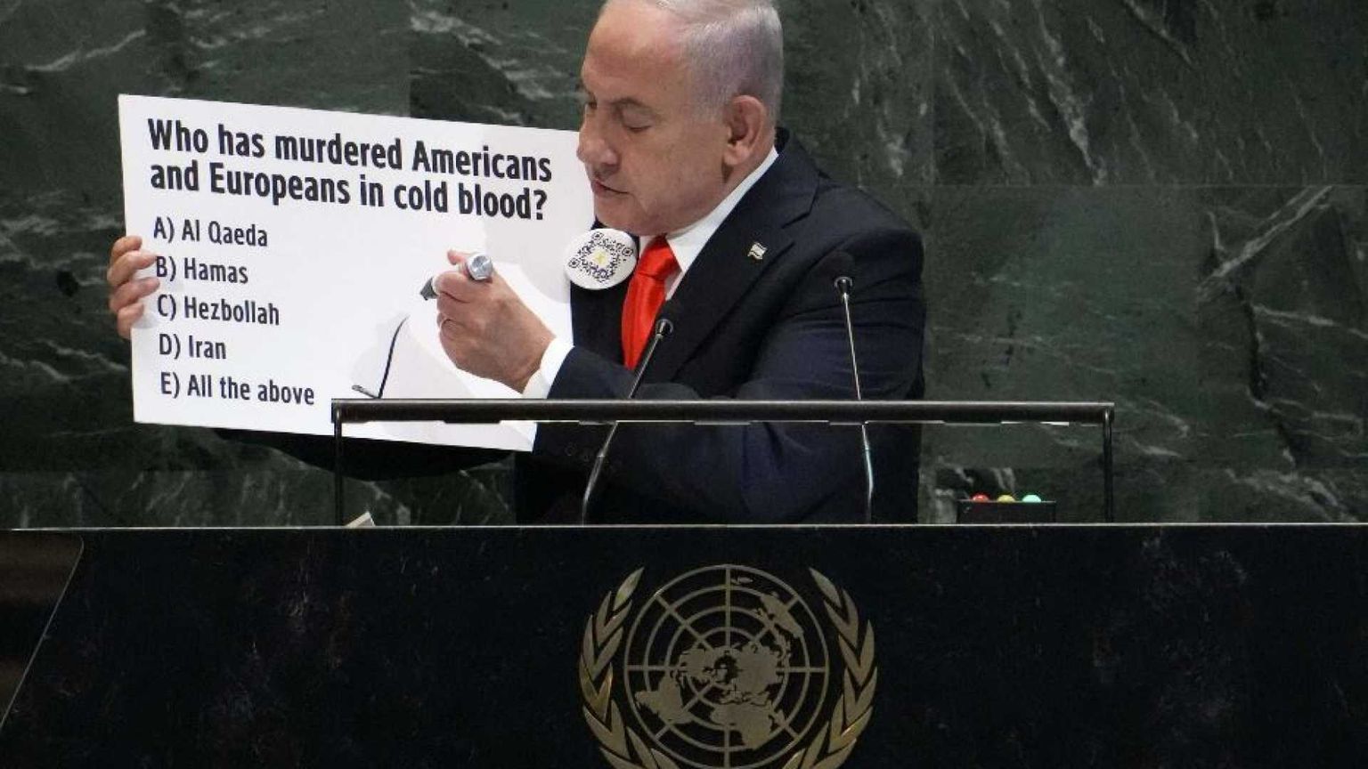 Parla Netanyahu e l'Onu si svuota: «Lasciateci finire il lavoro a Gaza»
