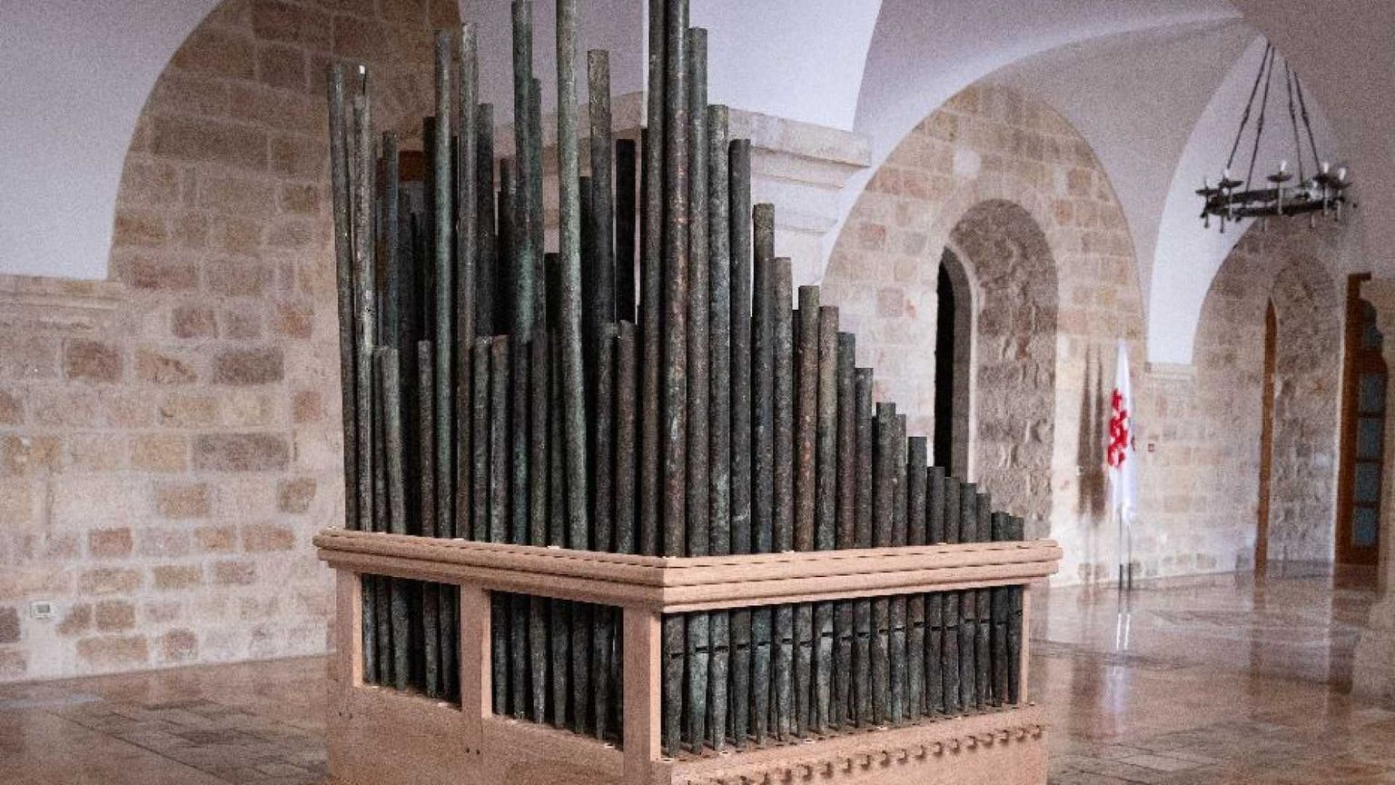 L'organo dei crociati rinvenuto a Betlemme è tornato a suonare