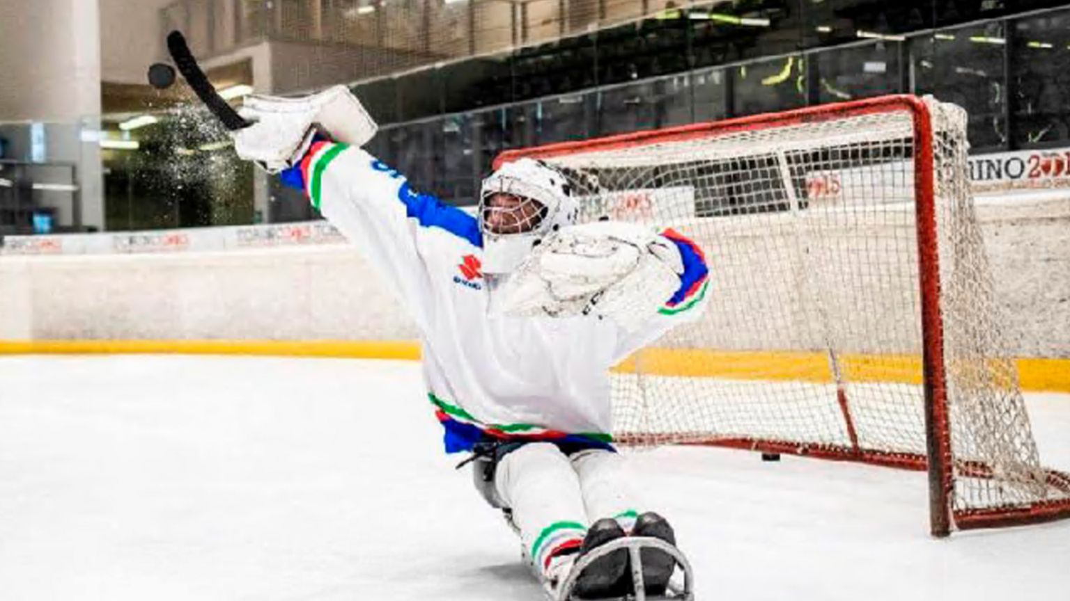 Hockey senza limiti, la sfida del portiere torinese Araudo