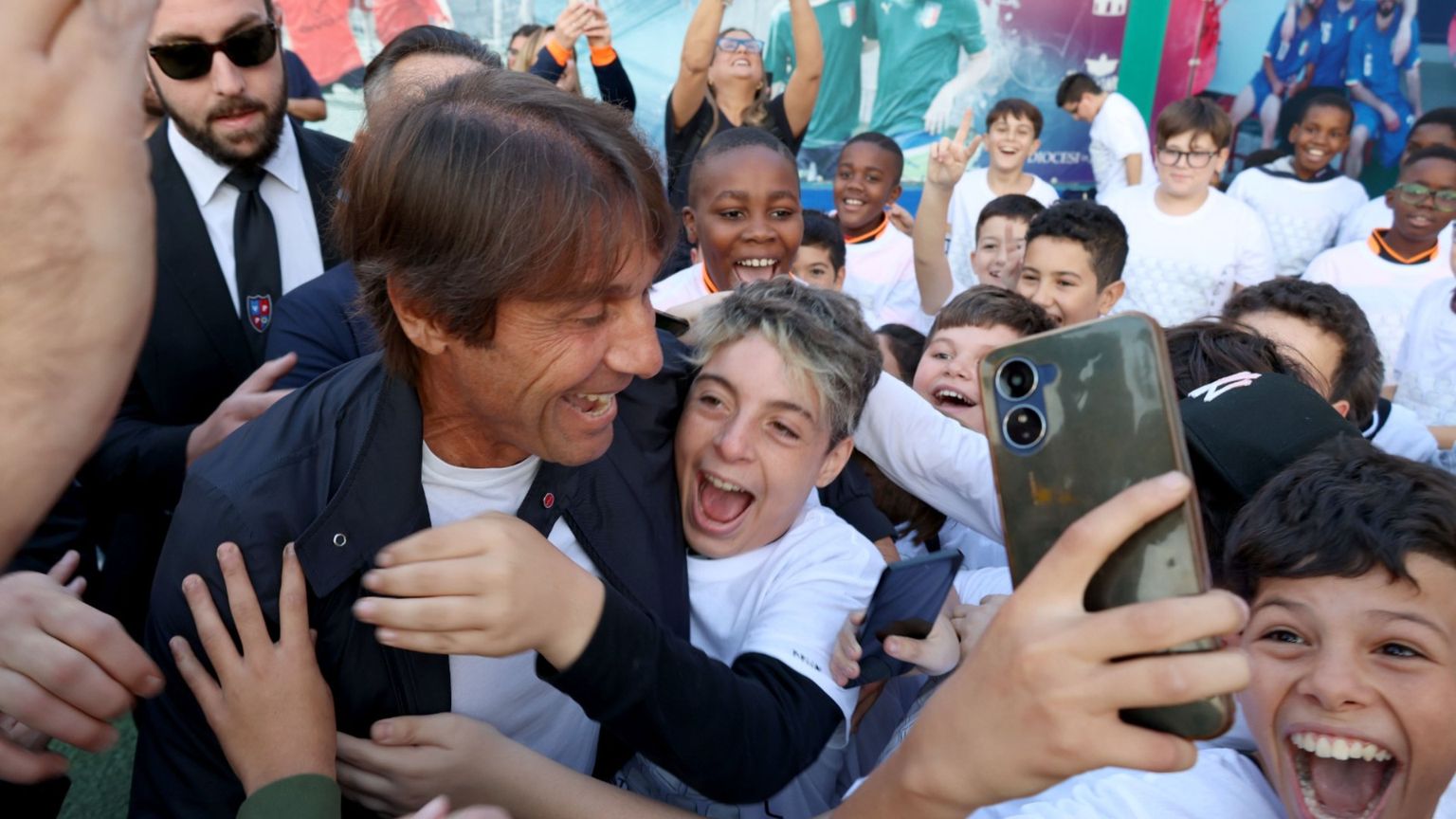 Anche Conte ad Acerra per il campo dedicato a una vittima dell'Heysel
