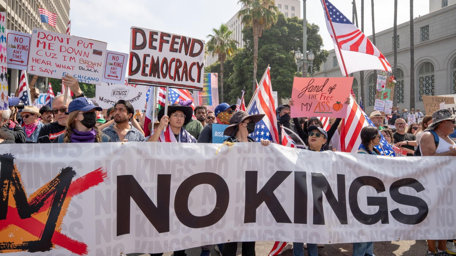 Negli Usa è un altro «No kings day»: 2.600 cortei anti-Trump