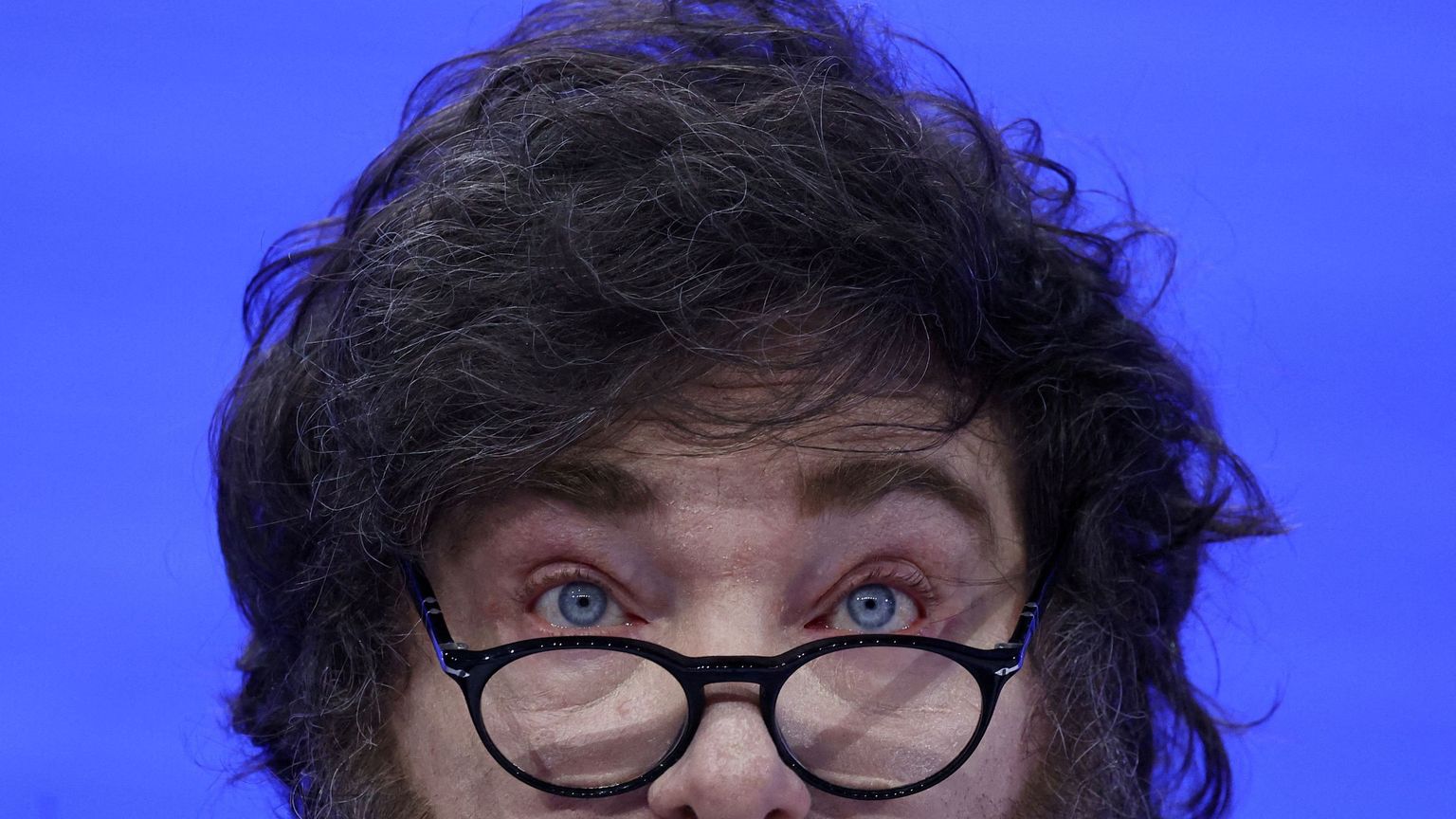 Il presidente Milei e il suo partito sono in calo nei sondaggi in vista delle elezioni politiche di domenica/ Reuters