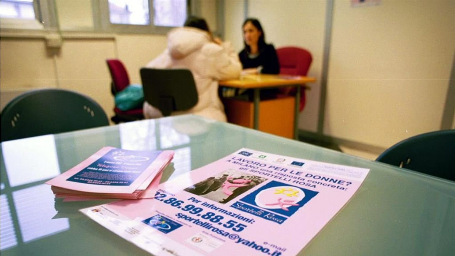 Un colloquio in uno dei centri sparsi sul territorio