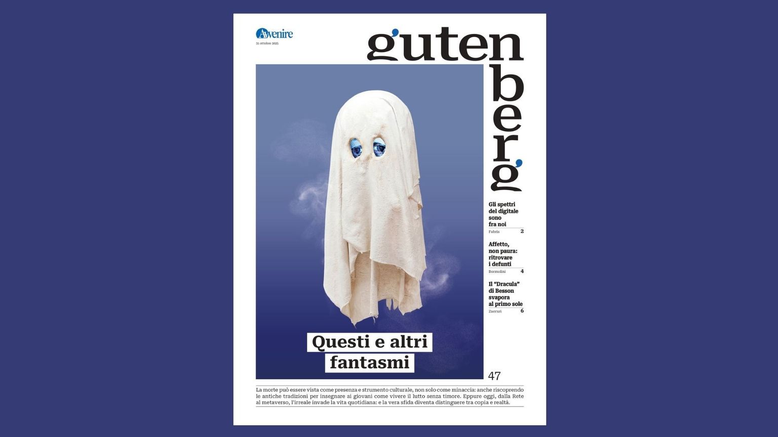 Su “Gutenberg” i fantasmi (anche digitali) sono fra noi