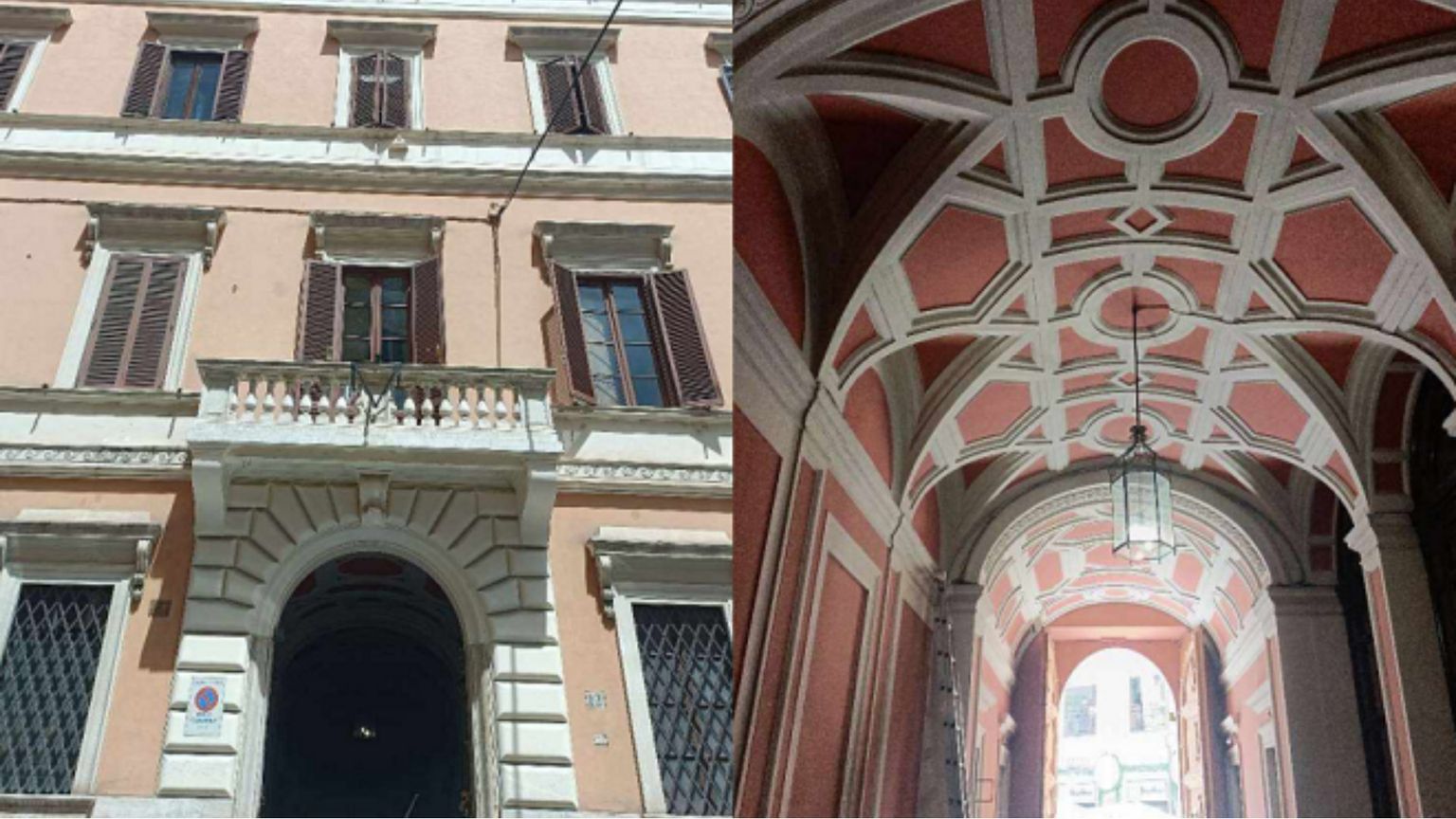 Il palazzo in via delle Mercede 12 a Roma, sottratto alla criminalità organizzata e concesso in uso gratuito dal Comune di Roma all'associazione Teatro Azione. Ufficio stampa Comune d Roma