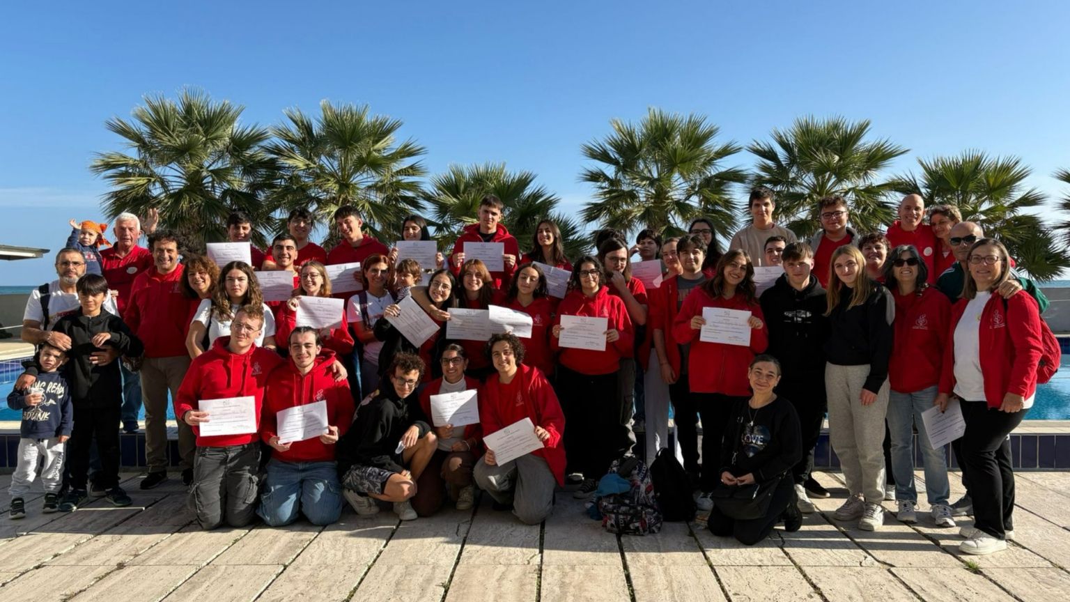 Un gruppo di famiglie numerose. Da ieri l’incontro nazionale a Riccione