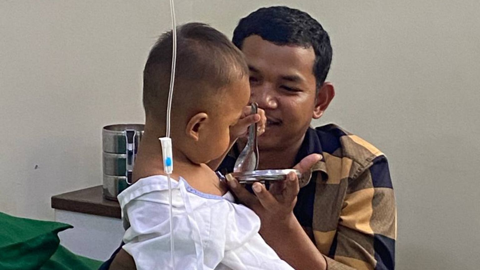 Uno dei bambini curati durante l'ultima missione dei medici del Bambino Gesù in Cambogia. Ufficio stampa Bambino Gesù