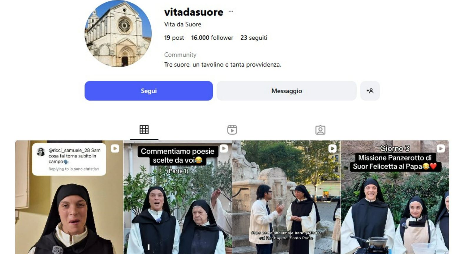 Neonati come santi e finte suore: la fede "usata" sui social