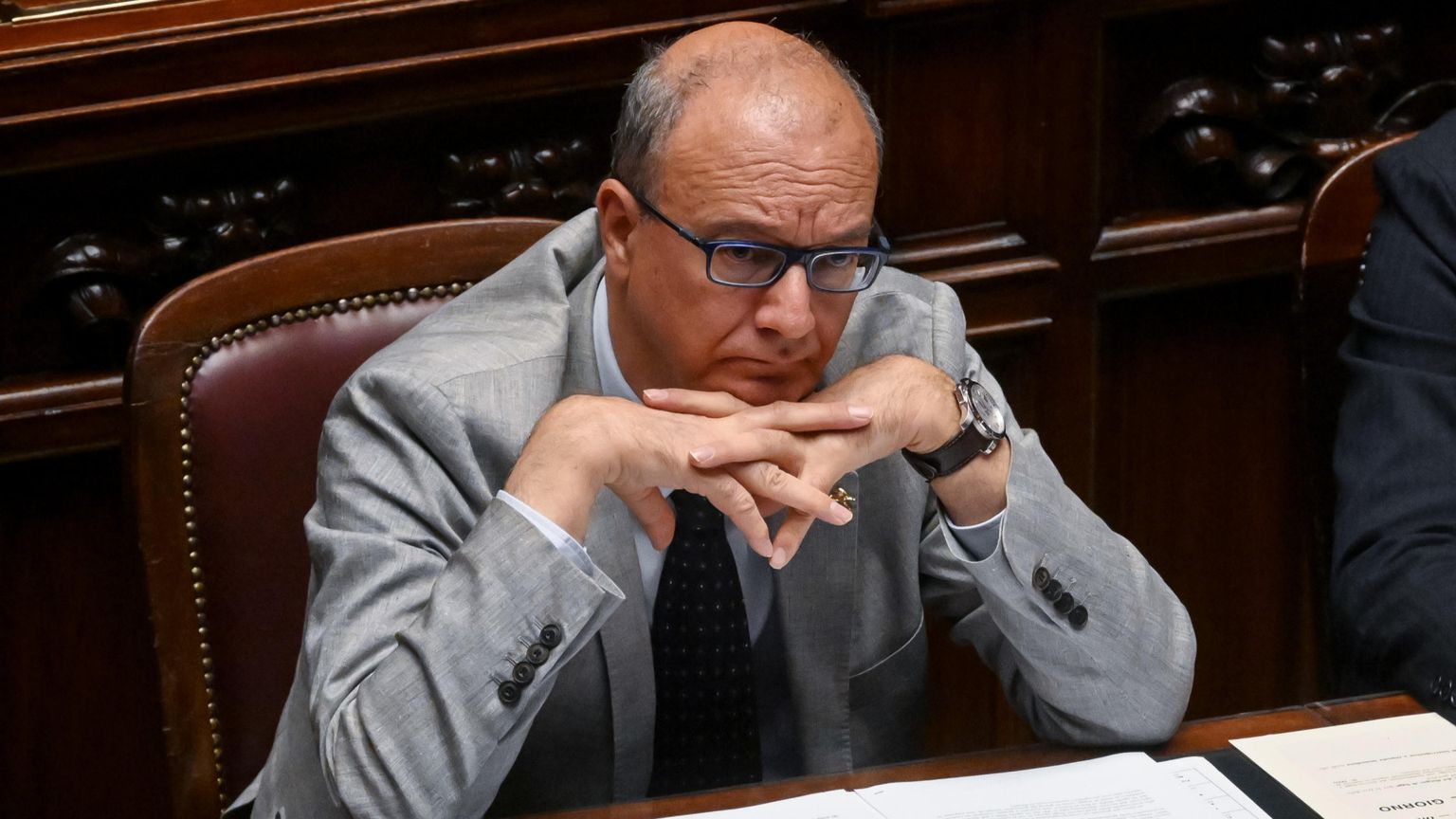 Il ministro Giuseppe Valditara alla Camera