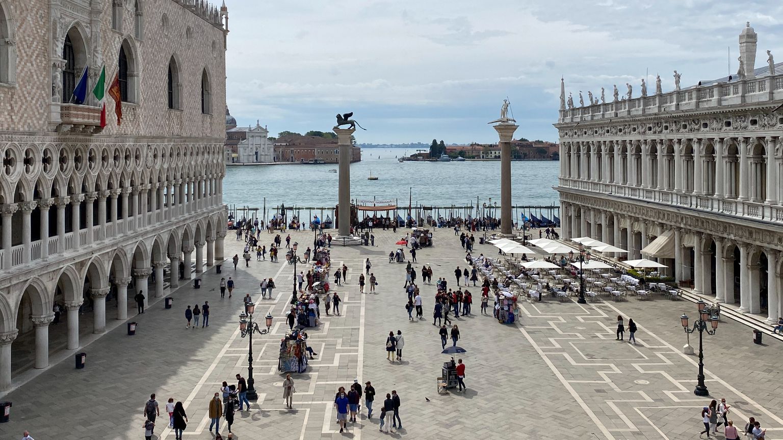 Una veduta di Piazza San Marco, a Venezia