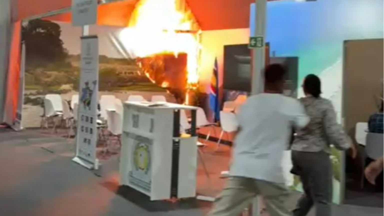 Un frame del video girato dalla nostra inviata a Belém, Lucia Capuzzi