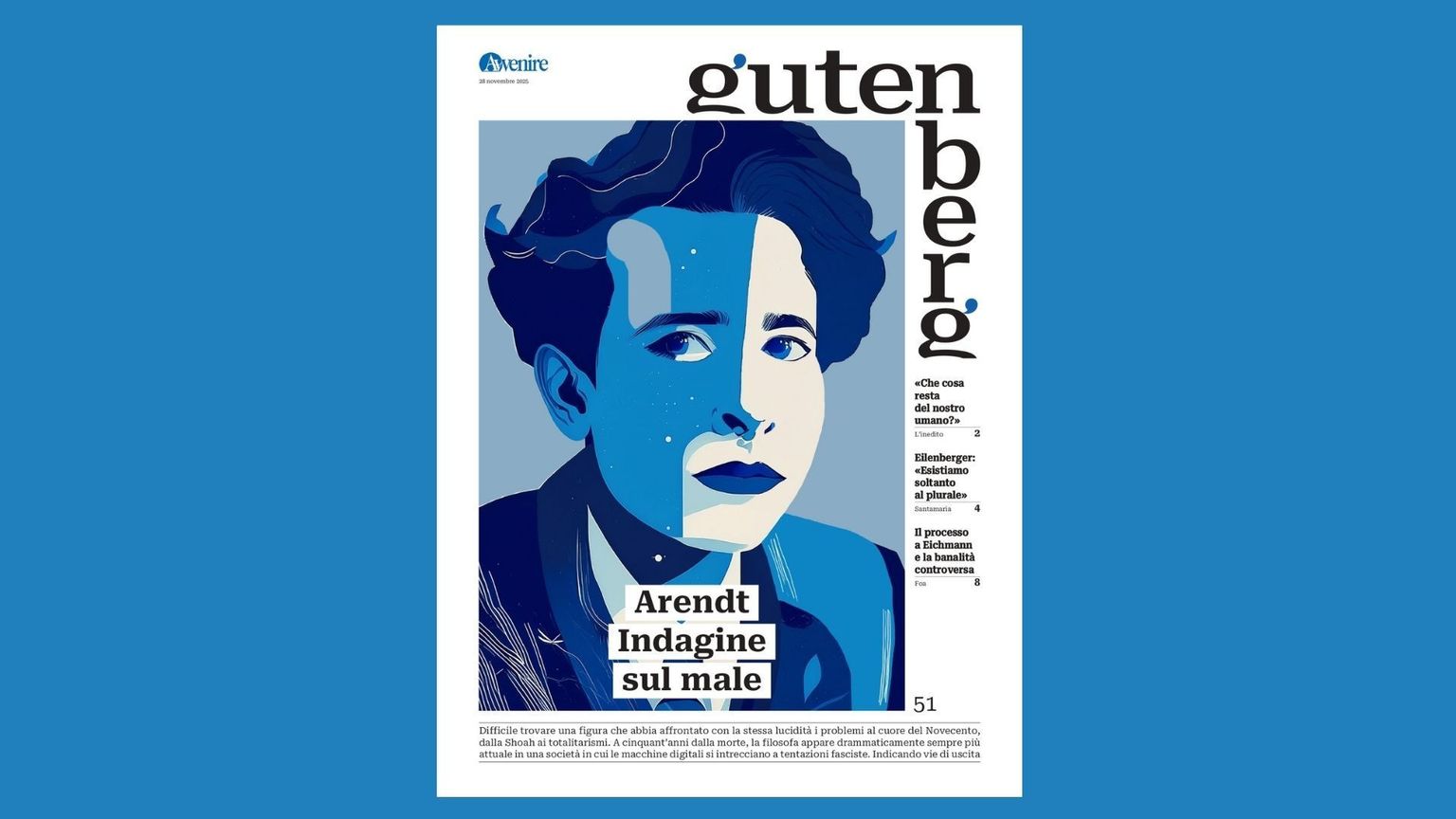 Gutenberg indaga il male assieme a Hannah Arendt