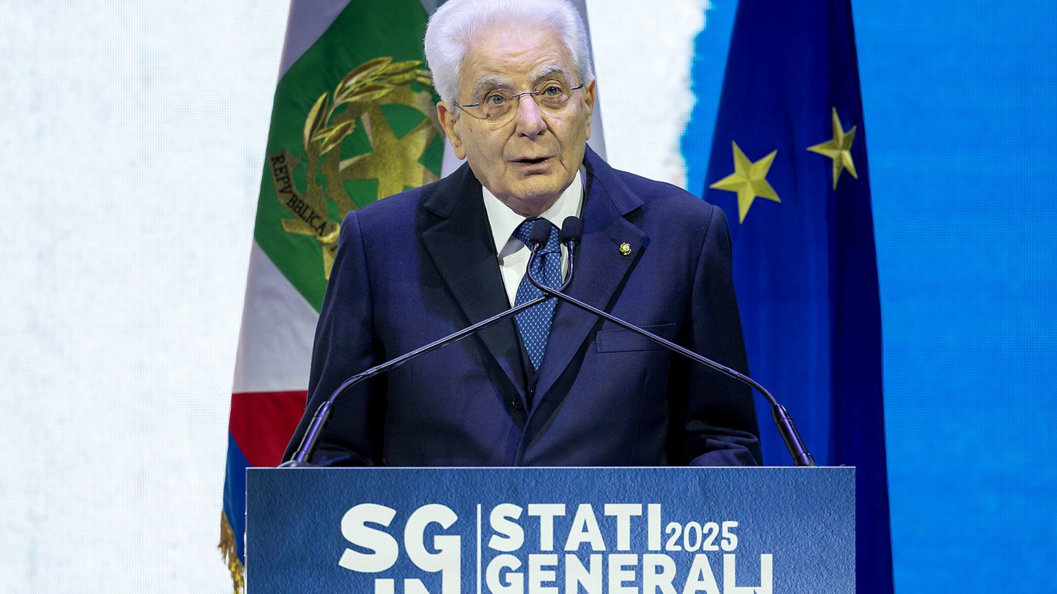 Mattarella: «La natalità è vitale per l'Italia e per l'Europa intera»