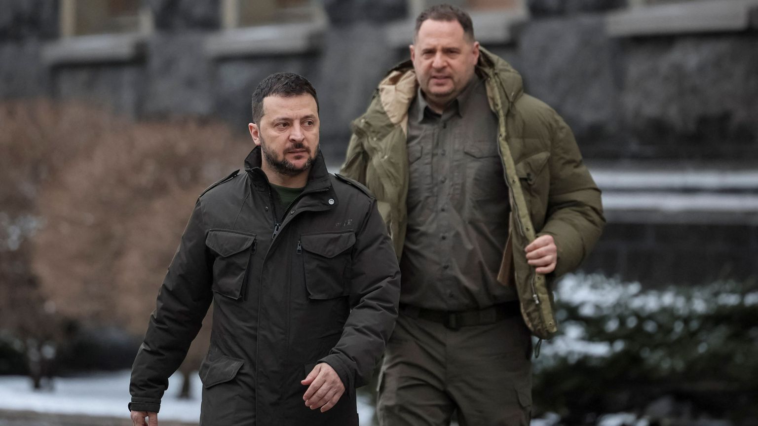 Zelensky insieme a Yermak