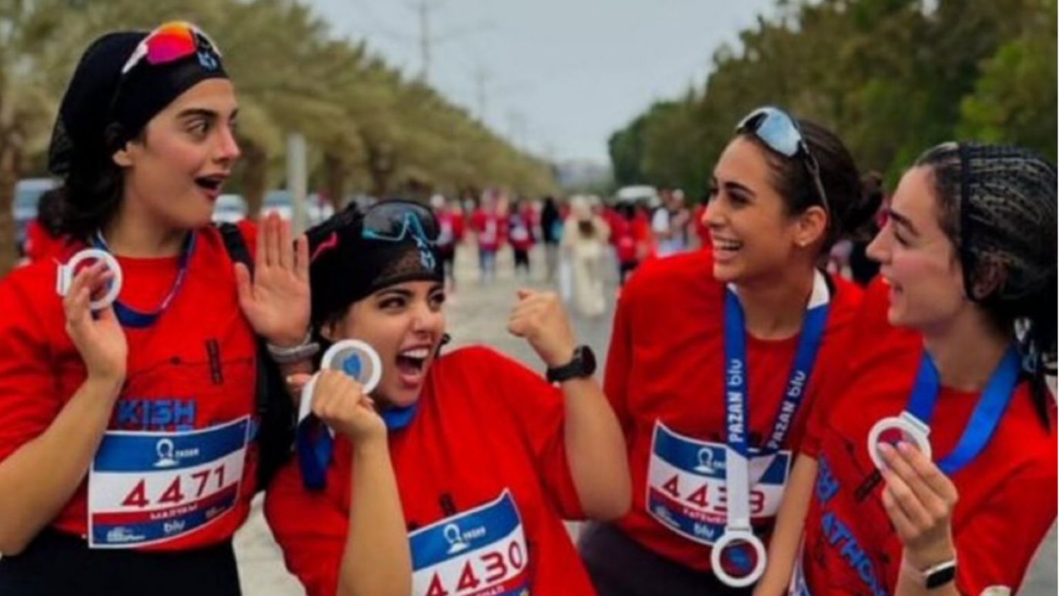 Per le maratonete di Kish
una vittoria senza velo