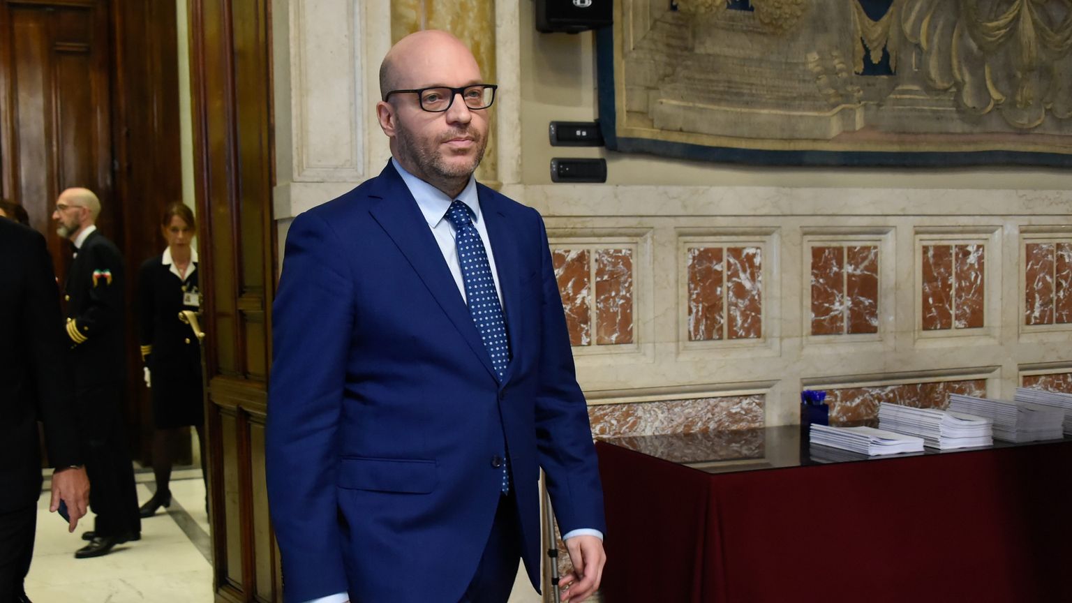 Il presidente della Camera dei deputati Lorenzo Fontana. Foto Imagoeconomia