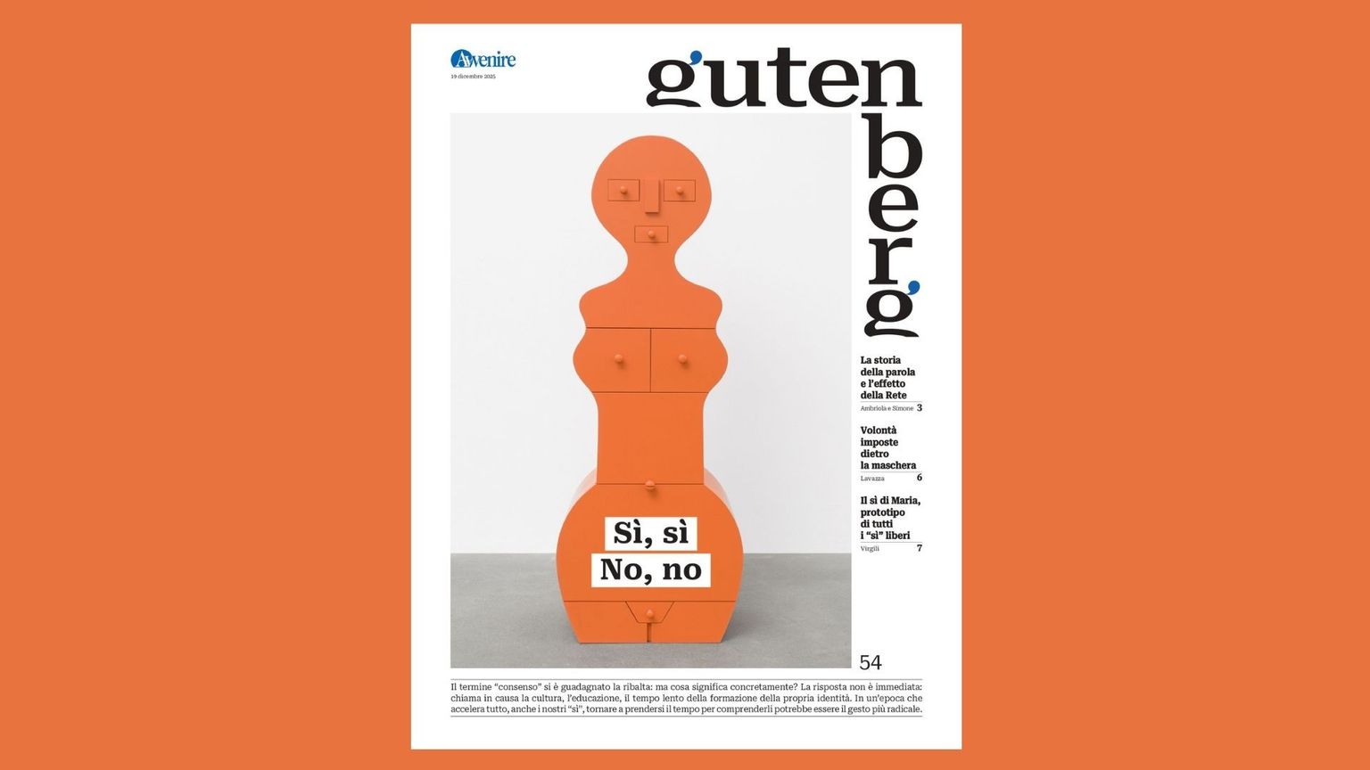 Sì, sì. No, no. Gutenberg alle radici dell'idea di consenso