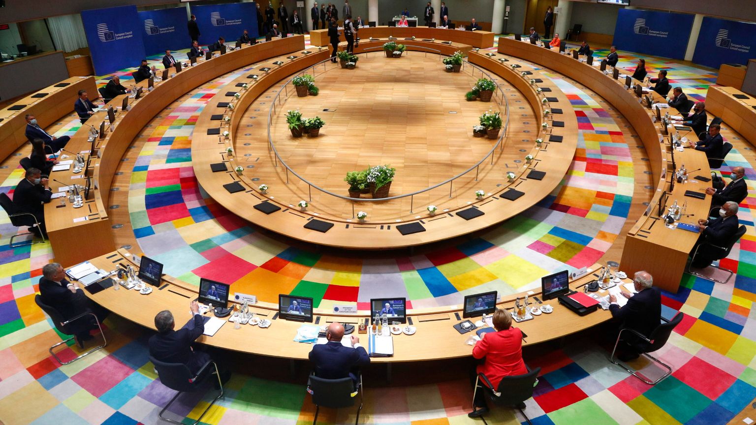 I leader al tavolo del Consiglio europeo