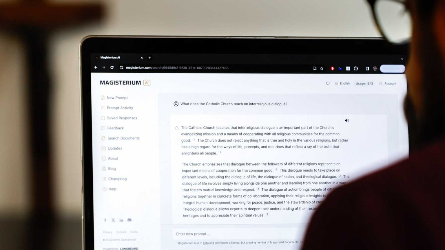 Libri, blog e una IA per il magistero cattolico