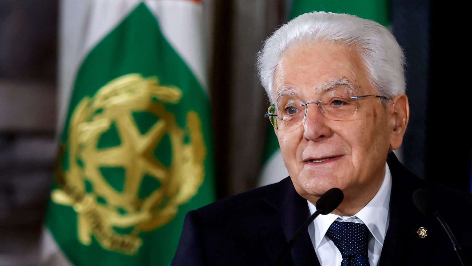 Il presidente della Repubblica Sergio Mattarella