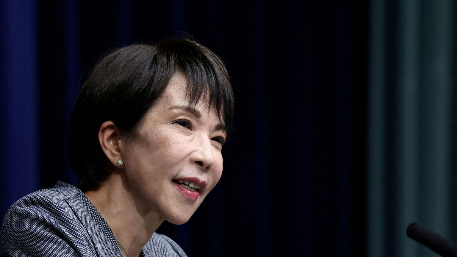 La premier giapponese Sanae Takaich