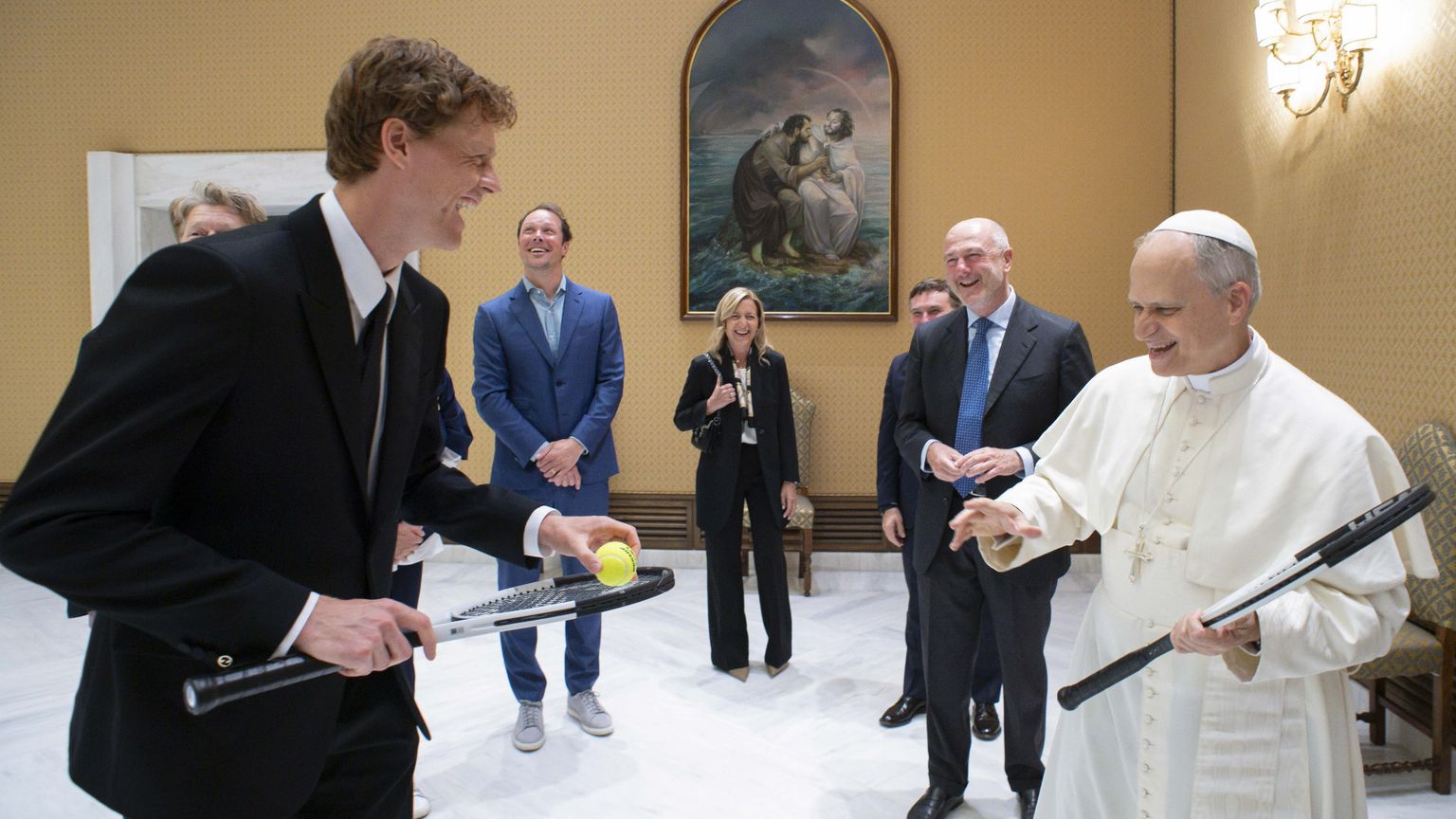 Il Papa con gli artisti e gli atleti. Le ricerche del 2025