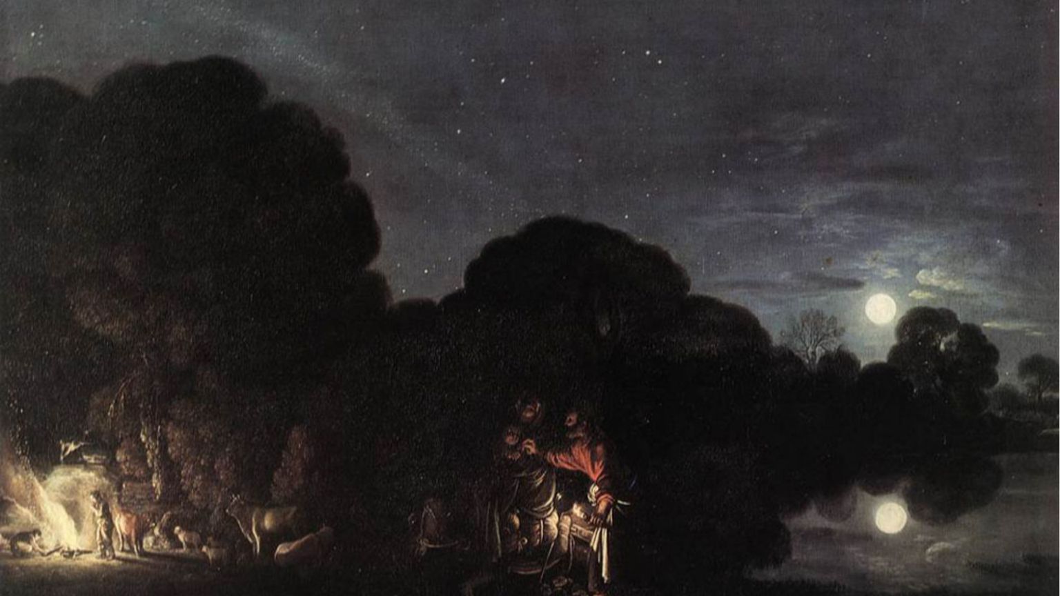 Il 1609 e la Luna di Galilei che illumina la Sacra Famiglia