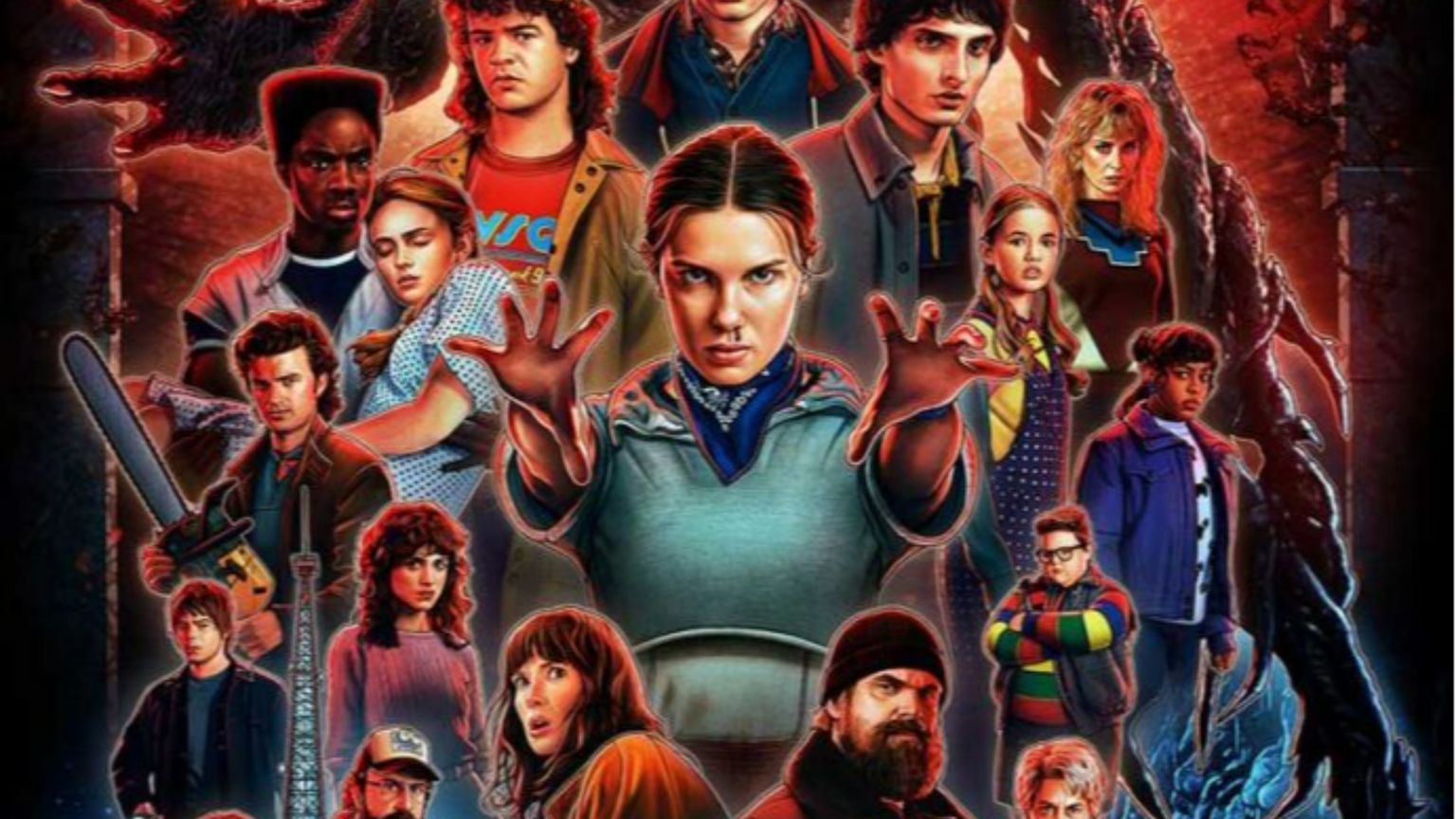 La locandina di Stranger things 5, il capitolo finale della serie cult