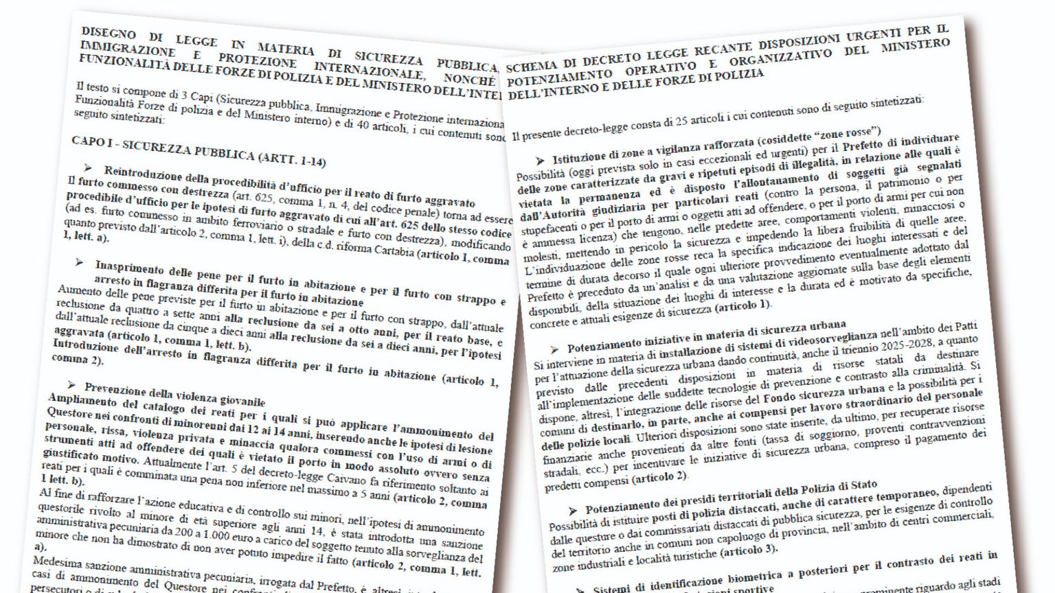 La nuova stretta sulla sicurezza: norme anti violenze nelle manifestazioni e "blocco navale" per i migranti