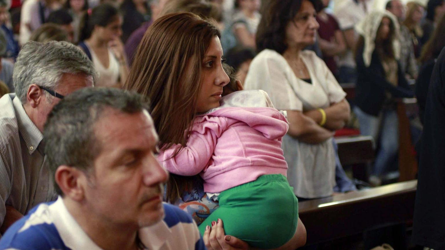 Una famiglia a Messa